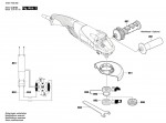 Bosch 3 601 H30 500 Gws 15-150 Cih Angle Grinder 230 V / Eu Spare Parts